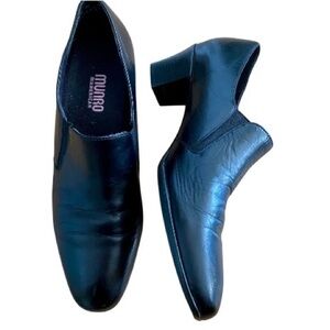 Munro Black Leather Shoes